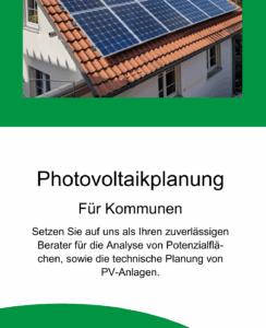 Informationsflyer Photovoltaikplanung für Kommunen