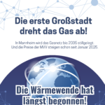 Die erste Großstadt dreht das Gas ab - Mannheim